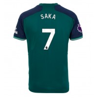 Koszulka piłkarska Arsenal Bukayo Saka #7 Strój Trzeci 2023-24 tanio Krótki Rękaw